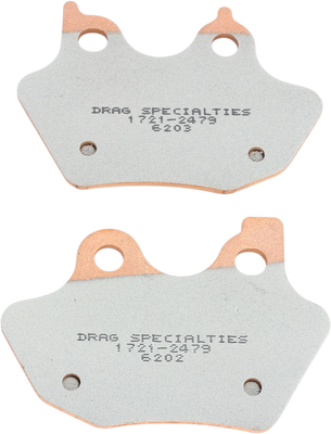 DRAG SPECIALTIES Sintered Brake Pads for Harley-Davidson HDP918