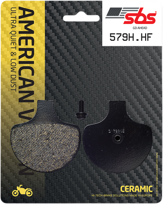 SBS Ceramic Brake Pads 579H.HF – OE Replacement for Street and Cruiser Bikes
