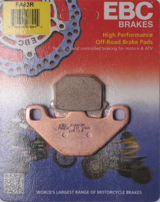 EBC FA83R Sintered R Series Brake Pads for Zero S, Zero DS, Zero Mx, and Zero Xu Models