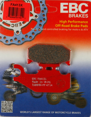 EBC FA413X Brake Pads for Suzuki KingQuad ATVs (2011-2015 Models)