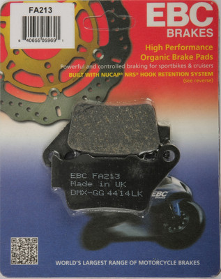 EBC FA213 Brake Pads for BMW F800R and S1000R Models