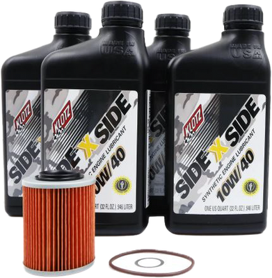 Klotz Sidexside Oil Change Kit 10W40 with Oil Filter for Can-Am Maverick X3 Models