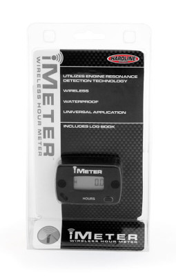 Hardline IMeter Wireless Hour Meter HR-9000-2 for Motorcycles, ATVs, and UTVs