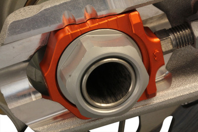 WORKS Elite Axle Block Kit for KTM and Husqvarna Off-Road Models - Part #17-263