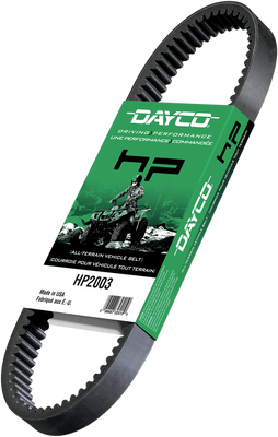 DAYCO Products LLC HP2023 Drive Belt - High Performance 0.906 inch Width x 36.525 inch Outer Circumference for Snowmobiles and ATVs