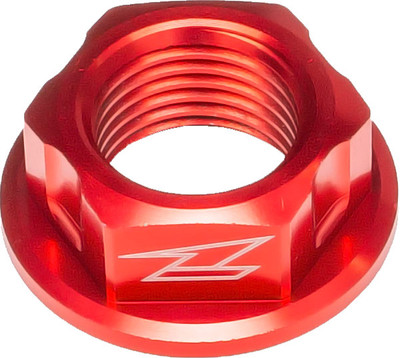DRC Axle Nut M16x22 P1.5 H11 for Honda CRF1000L Africa Twin and Yamaha WR250R - Red
