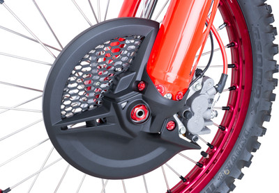 DRC Axle Nut M16x22 P1.5 H11 for Honda CRF1000L Africa Twin and Yamaha WR250R - Red
