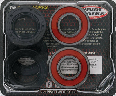 Pivot Works Wheel Bearing Kit Premium for Kawasaki KLF110, KLF185, and Suzuki Lt-F160 QuadRunner