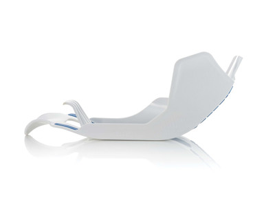 ACERBIS Skid Plate with Linkage Guard for Husqvarna FE 501 Series - White/Blue Part 2791661029