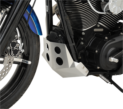 SPEED MERCHANT Aluminum Skid Plate for Harley Davidson Dyna SM-DSP06BR