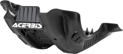ACERBIS Skid Plate with Linkage Guard for Husqvarna FE Models - Black/White Part #2791651007