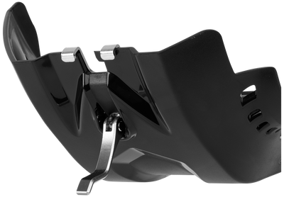POLISPORT Fortress Skid Plate for Husqvarna and KTM - Black, Part Number 8471700001