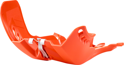 POLISPORT Fortress Skid Plate for KTM EX/SX/XC 2019-2023 – Orange, Part Number 8471700002