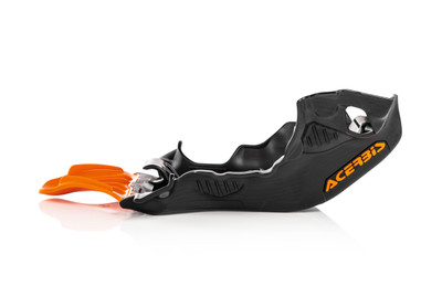 ACERBIS 2736365229 Skid Plate for KTM 250 and 300 Models - Black/Orange