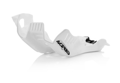 ACERBIS Skid Plate for Husqvarna TX 300 and TC 250 - White/Black Part 2736361035