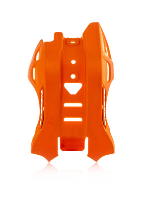 ACERBIS MX Orange Skid Plate for KTM 85 SX (2018-2023) - Full Coverage Heavy Duty Polypropylene Protection