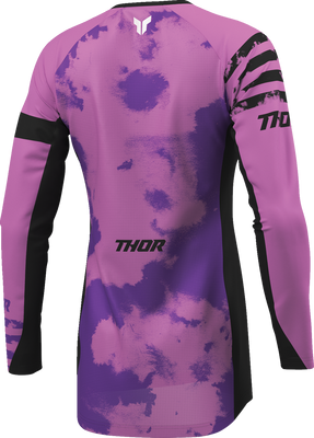 THOR Women's Launchmode Bleach Jersey Black/Orchid Part 2911-0340