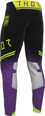 THOR Sportmode Geo Pants - Black/Purple US 38 (Part No. 2901-12804)