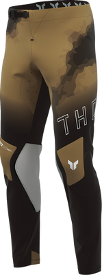 THOR Sportmode Carbon Pants - Black/Copper US 34 with Four-Way Stretch and Advanced Ventilation