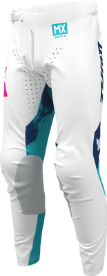 THOR Launchmode Bleach Pants - White/Aqua, US 38 - Part 2901-12317