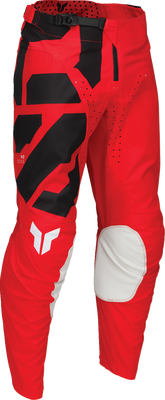 THOR Launchmode Forge Pants - Red, US 42 - Durable Motorcycle Riding Gear with Ventilation and Comfort Features