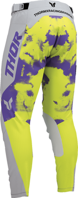 THOR Launchmode Bleach Pants - Gray/Acid US 38, Part Number 2901-12326
