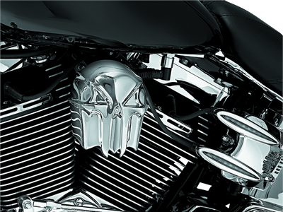 Kuryakyn Skull Horn Cover Chrome – Custom Upgrade for Harley-Davidson Horns
