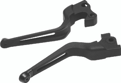 Kuryakyn Dillinger Levers for Harley-Davidson Sportster 2014-2022 – Black Aluminum Clutch and Brake Levers