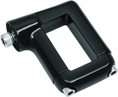 Kuryakyn Side Mount License Plate Clamp for Dyna Models - Black