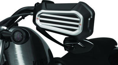 Kuryakyn Dillinger Handguards Silver for Harley Davidson XL1200 and XL883 Models