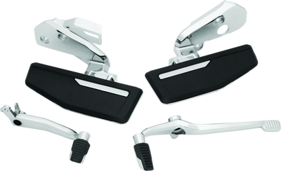 Kuryakyn Omni Driver Floorboards Chrome for Gold Wing - Enhanced Comfort and Style