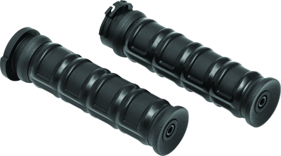 Kuryakyn Dillinger Dual Cable Grips for Powersports – Satin Black Part 6673