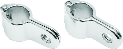 Kuryakyn Magnum Quick Clamp 1 inch Chrome - Durable Stainless Steel PowerSports Clamp with Peg Mount Hole