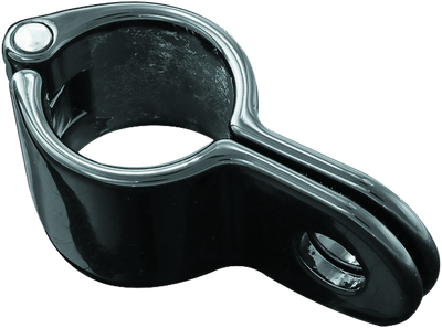 Kuryakyn Magnum Quick Clamp 1-1/4 inch Gloss Black - Durable Stainless Steel Powersports Clamp