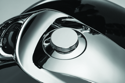 Kuryakyn Flush Mount Pop-Up Gas Cap Chrome for Harley-Davidson Models Part 7178