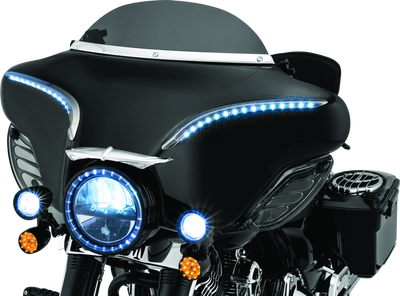 Kuryakyn Smooth Windshield Trim for Harley Davidson Touring Models (2008-2011)