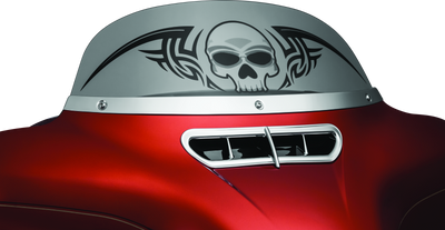 Kuryakyn Smooth Windshield Trim for Harley-Davidson Touring Models in Chrome – Part 1387