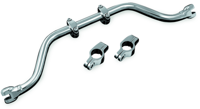 Kuryakyn Adjustable Mustache Bar for 1991-2017 Harley-Davidson Dyna Models, Chrome – Part #7503