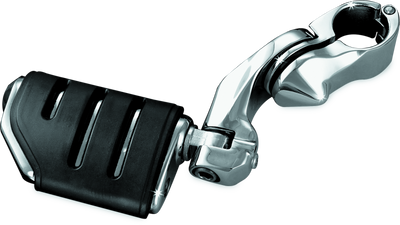 Kuryakyn Tour Tech Trident Dually 4-inch Back Arm with 1-1/4-inch Clamps in Chrome