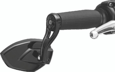 Kuryakyn Phantom Bar End Mirror Gloss Black for Motorcycles