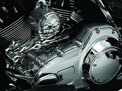 Kuryakyn Inner Primary Cover for 2009-2016 Harley Davidson Touring Models, Chrome (Part #7780)