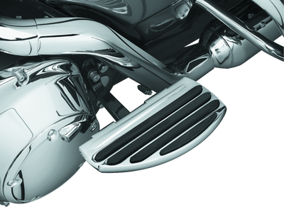 Kuryakyn ISO Passenger Floorboards Chrome for Harley Davidson Touring Models (Part #7906)