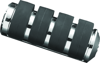 Kuryakyn Large ISO Peg Without Adapters Chrome Pair - Durable Rubber Grip Inserts for Harley-Davidson Models