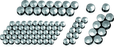 Kuryakyn Kool Kaps Engine Cover Kit for Twin Cam & Evolution Motors - Chrome Part 2450