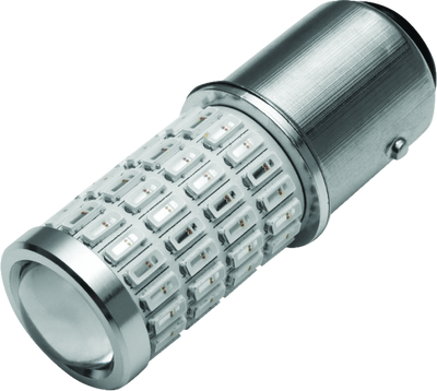 Kuryakyn L.E.D. Bulb 1157 Red/Red – Dual Function Turn Signal and Brake Light Replacement