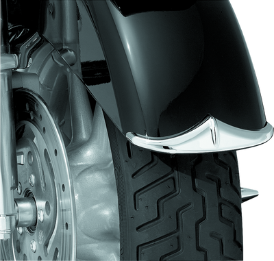 Kuryakyn Front Fender Accent Leading Edge Chrome for Harley Davidson Touring Models