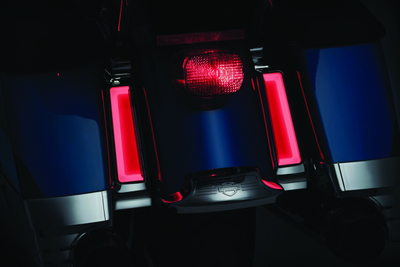 Kuryakyn Tracer LED Inserts for Saddlebag Supports Chrome – Model 2900 for Harley Davidson Touring Bikes