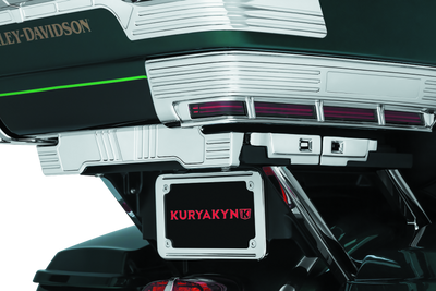 Kuryakyn Quick Adjust Tour-Pak Relocator for 2014-2015 Harley Davidson Touring Models - Chrome Part #8731