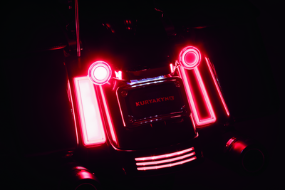 Kuryakyn Tracer Filler Panel Lights with Red Lens - Powersports LED Accent Lighting Part 2952