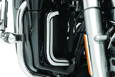 Kuryakyn Tracer LED Fairing Lower Accents Chrome for Harley Davidson Touring Models